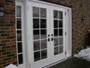 Garden Door with Sidelites and Internal Grills in Glass